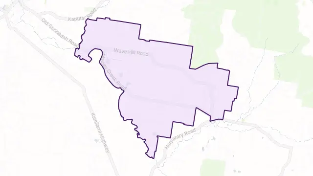 Tarriaro Area Boundary Map