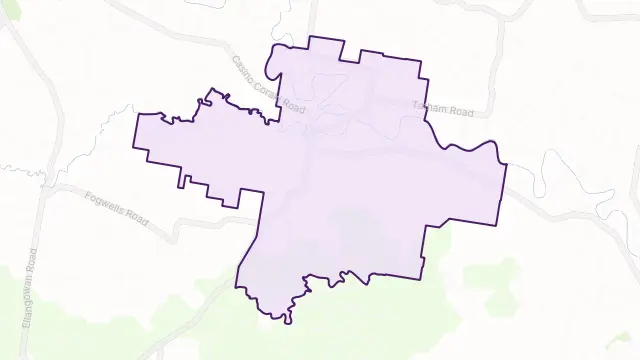 Tatham Area Boundary Map