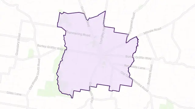 Temora Area Boundary Map