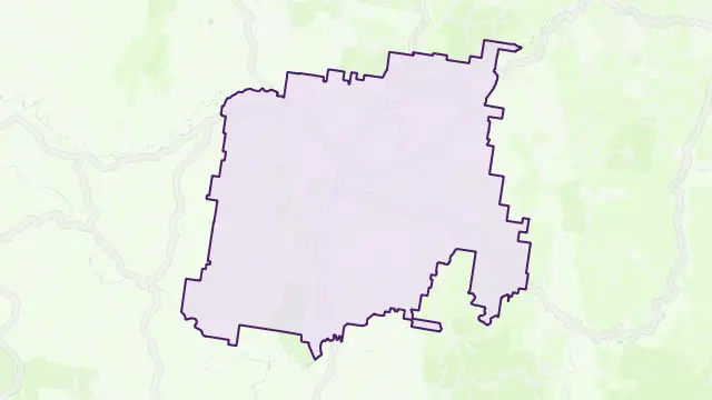 Tenterfield Area Boundary Map