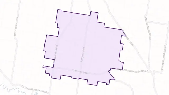 The Gap Area Boundary Map
