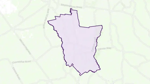 The Marra Area Boundary Map