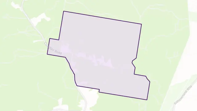 The Pinnacles Area Boundary Map