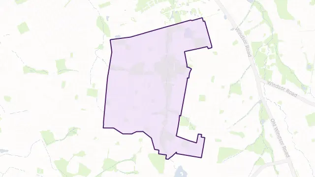 The Ponds Area Boundary Map