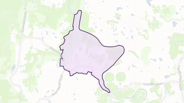 Theresa Park Area Boundary Map