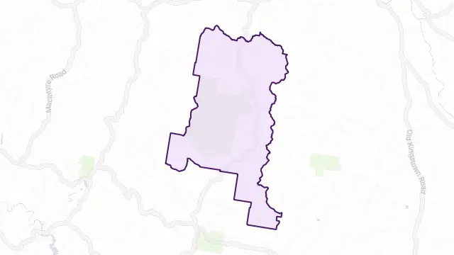 Thirldene Area Boundary Map