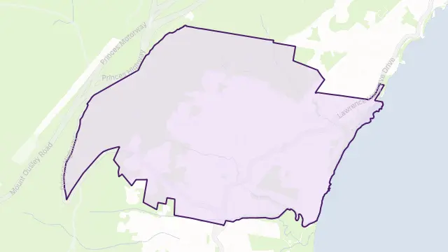 Thirroul Area Boundary Map