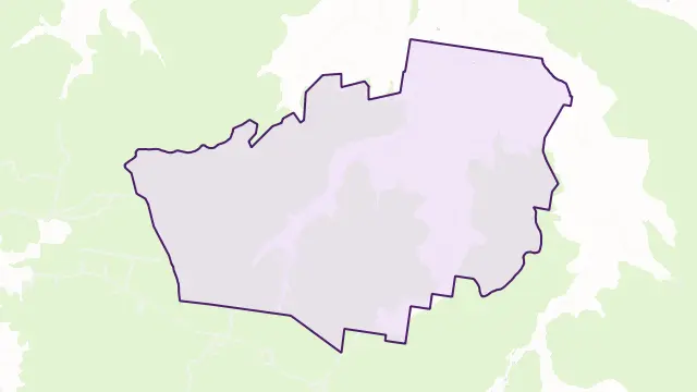 Tichular Area Boundary Map