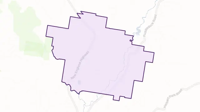 Tilbuster Area Boundary Map