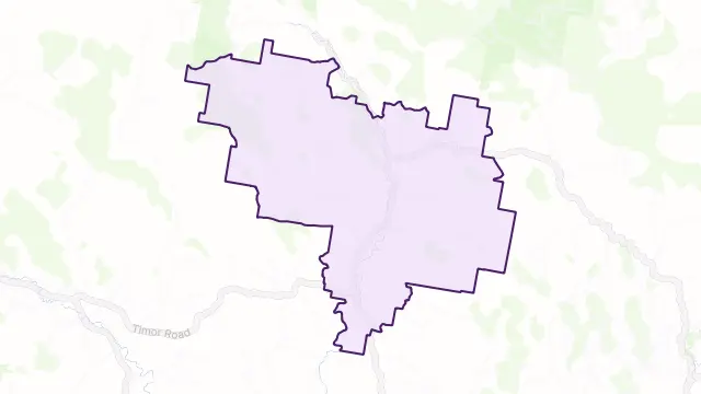 Timor Area Boundary Map