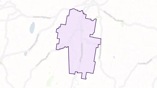 Tirrannaville Area Boundary Map