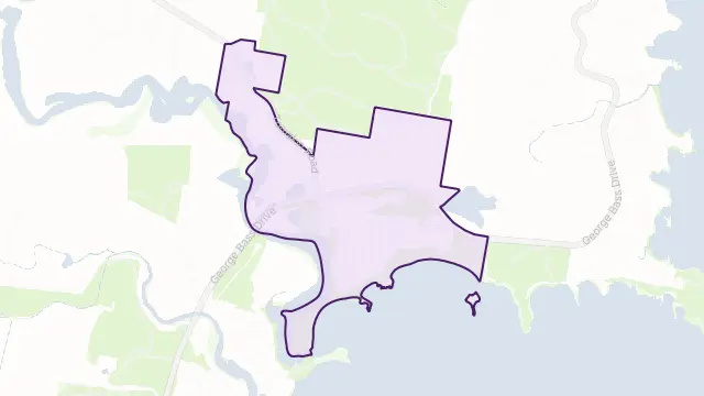 Tomakin Area Boundary Map