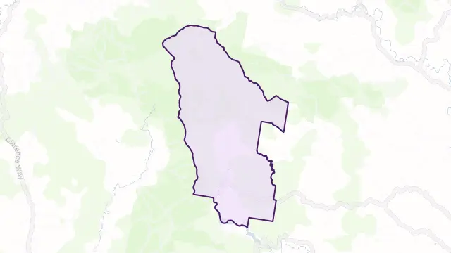 Toonumbar Area Boundary Map