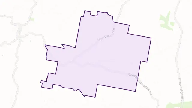 Toothdale Area Boundary Map