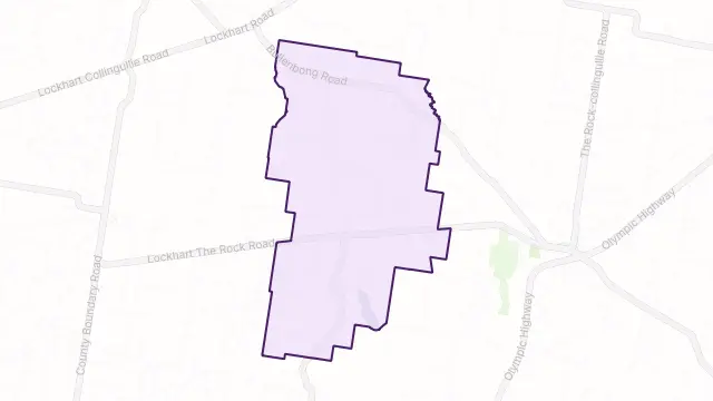 Tootool Area Boundary Map