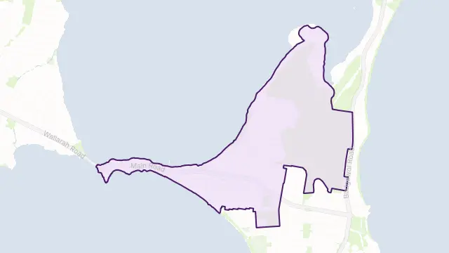 Toukley Area Boundary Map