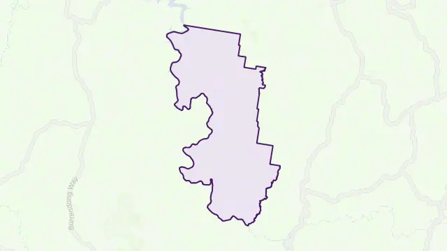 Triamble Area Boundary Map