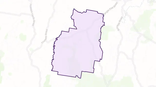 Triangle Flat Area Boundary Map