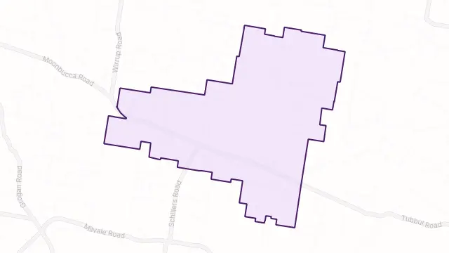 Tubbul Area Boundary Map