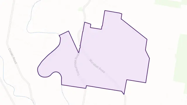Tuckurimba Area Boundary Map