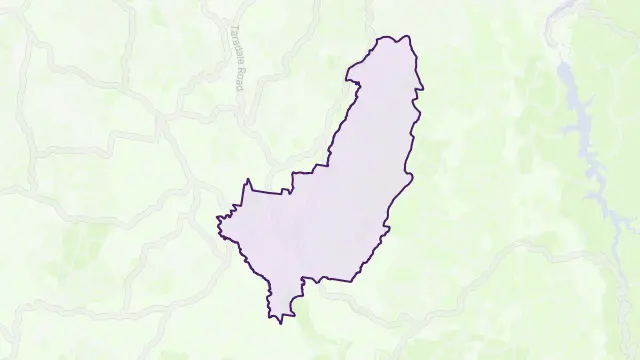 Tumbarumba Area Boundary Map