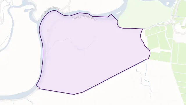 Tumbulgum Area Boundary Map