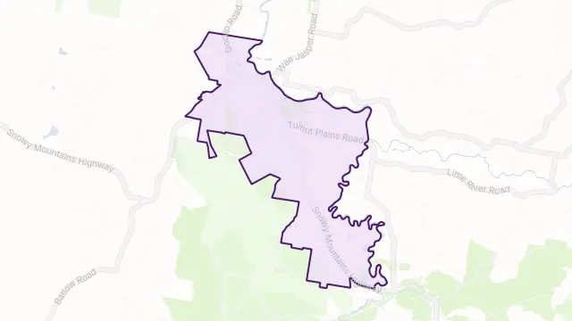 Tumut Area Boundary Map