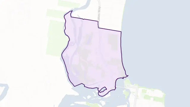 Tuncurry Area Boundary Map