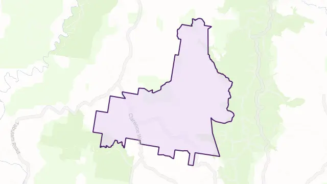 Tunglebung Area Boundary Map