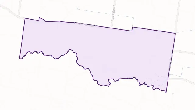 Tuppal Area Boundary Map