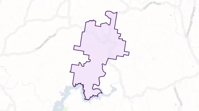 Twelve Mile Area Boundary Map