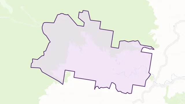 Tyalgum Creek Area Boundary Map