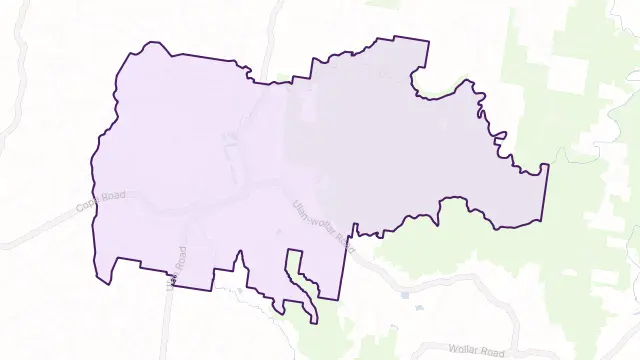 Ulan Area Boundary Map
