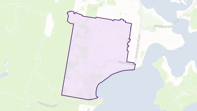 Umina Beach Area Boundary Map