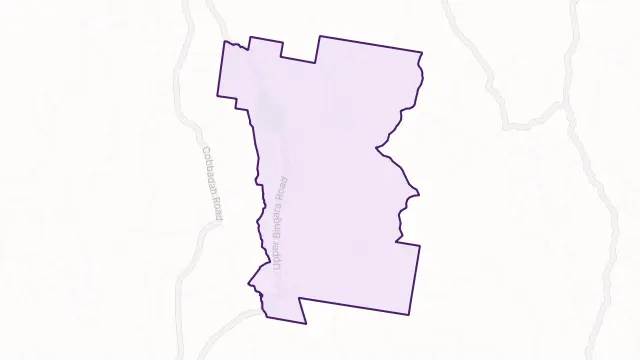 Upper Bingara Area Boundary Map