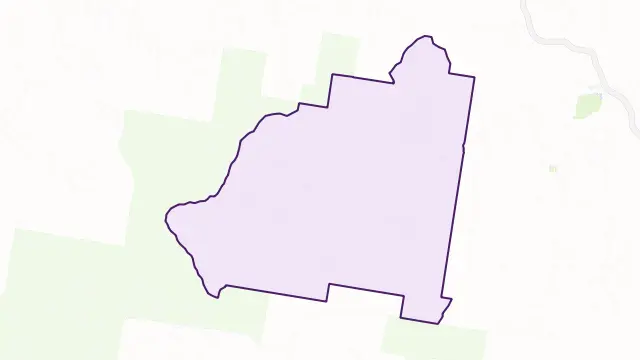 Upper Burringbar Area Boundary Map