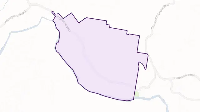 Upper Copmanhurst Area Boundary Map