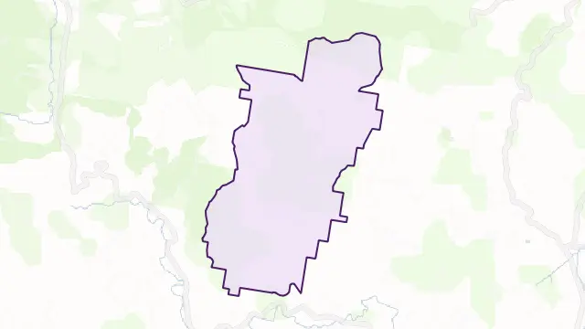 Upper Crystal Creek Area Boundary Map