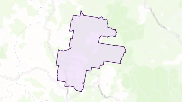 Upper Fine Flower Area Boundary Map