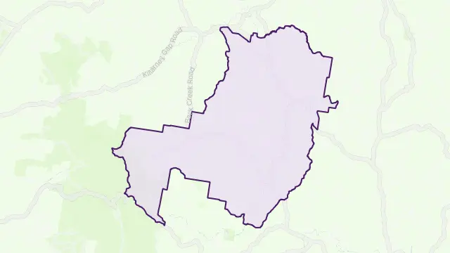 Upper Horton Area Boundary Map
