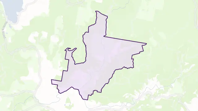Upper Kangaroo River Area Boundary Map