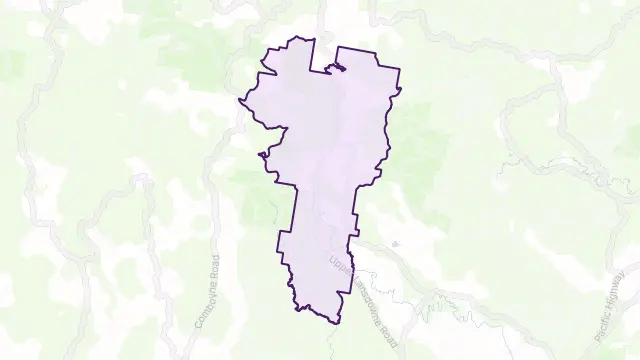 Upper Lansdowne Area Boundary Map