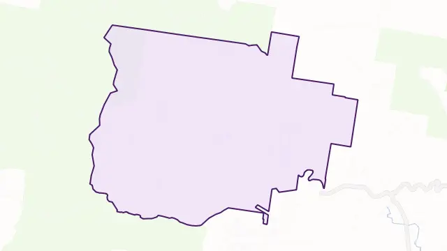 Upper Main Arm Area Boundary Map