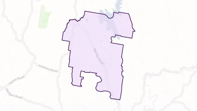 Upper Manilla Area Boundary Map