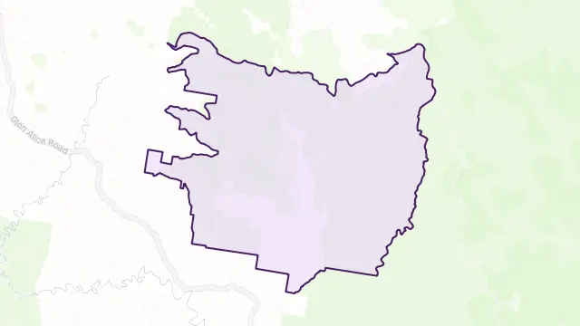 Upper Nile Area Boundary Map