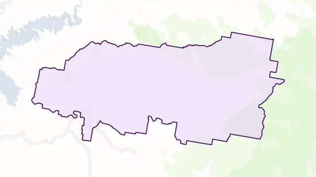 Upper Rouchel Area Boundary Map
