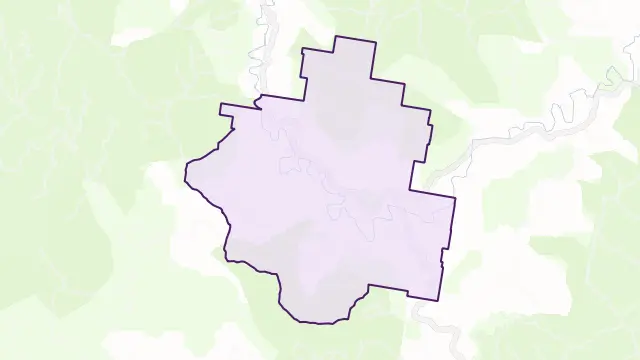 Upper Taylors Arm Area Boundary Map