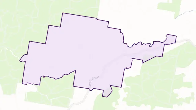 Upsalls Creek Area Boundary Map