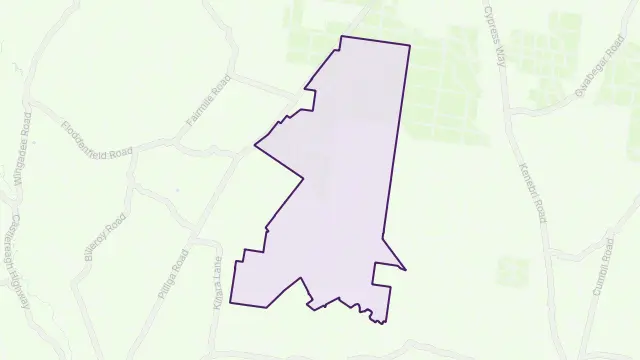 Urawilkie Area Boundary Map