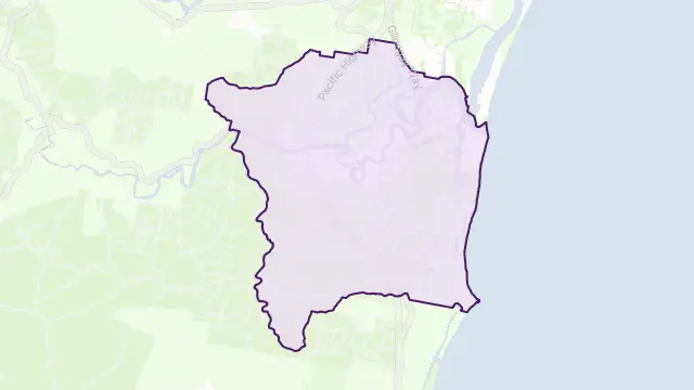 Urunga Area Boundary Map